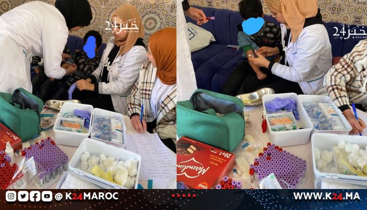 اجراء تحاليل لأطفال