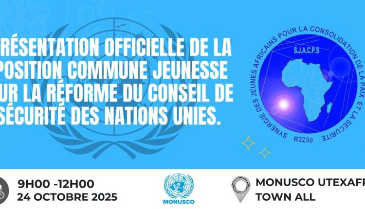 La jeunesse africaine remet