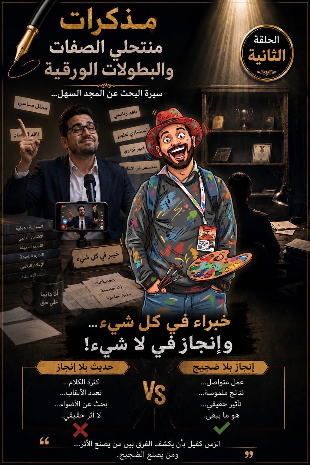 مذكرات منتحلي الصفات والبطولات الورقية (الحلقة الثانية)